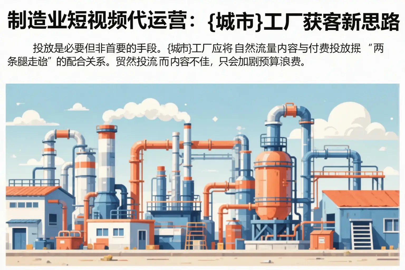 制造业短视频代运营：玛多工厂获客新思路